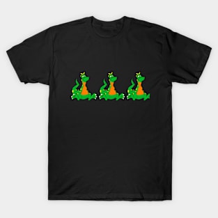 Cartoon Dragon Green T-Shirt